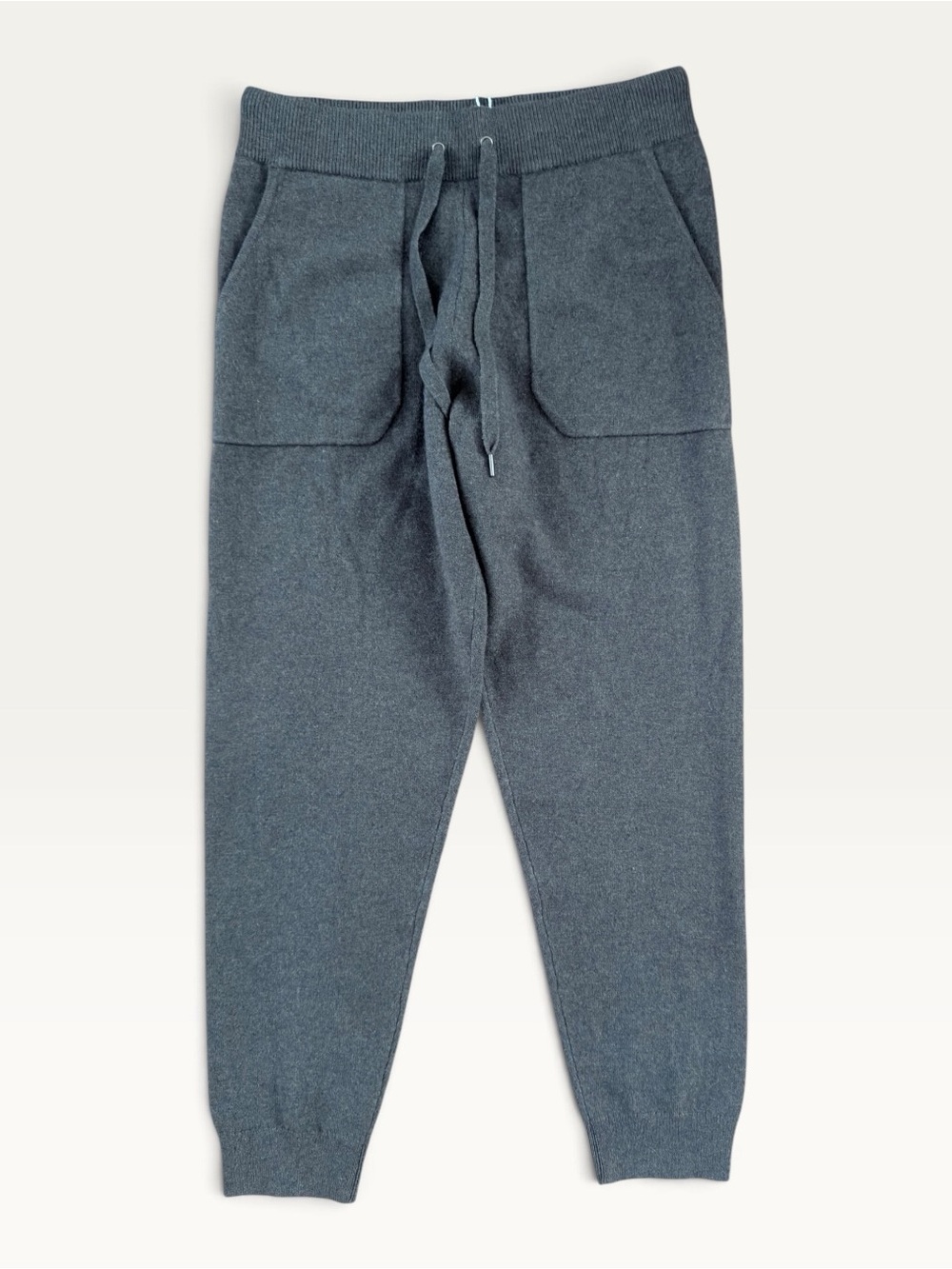 Garnet Hill Cashmere Jogger Pants Green Small NWT